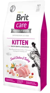 Brit Care Cat Kitten Healthy Growth & Development Fresh Chicken & Turkey 400g