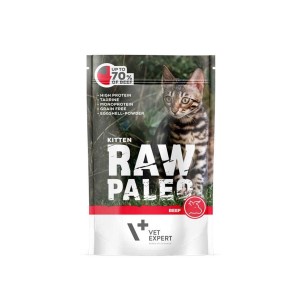 RAW PALEO KITTEN BEEF 100g -  karma dla kociąt