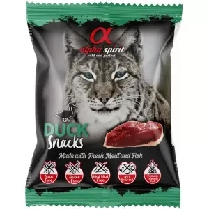 Alpha Spirit Przysmak dla kota kostki z kaczką 50g
