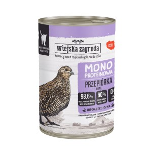 Wiejska Zagroda Kot Przepiórka Monobiałkowa 400 g
