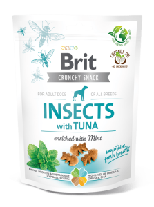 Brit Care Dog Crunchy Cracker, owady, tuńczyk i mięta 200g