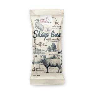 Syta Micha Sheep Line Kość do żucia dla szczeniąt Owca z wanilią 12cm