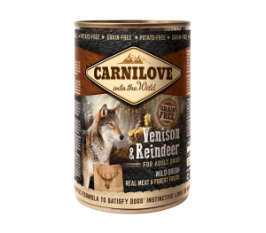 Carnilove Wild Meat Dziczyzna i Renifer 400 g