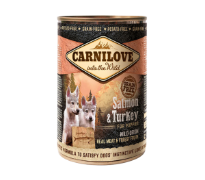 Carnilove Puppy Wild Meat Łosoś i Indyk 400 g