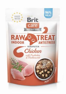 Brit Raw Treat Cat Indoor&Antistress Kurczak 40g