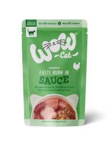 WOW CAT - filety kurczaka w sosie 85g