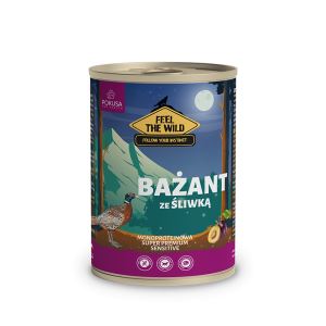 Pokusa Feel The Wild Bażant ze śliwką 400g