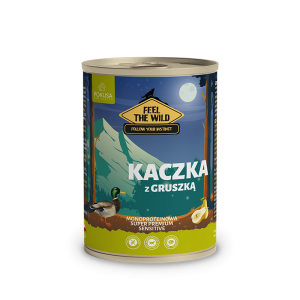 Pokusa Feel The Wild Kaczka z gruszką 800g