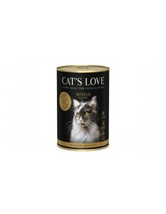 CAT'S LOVE Senior Kaczka z olejem z krokosza 400g