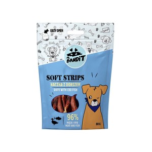 Mr.Bandit Soft Strips kaczka z dorszem 500 g