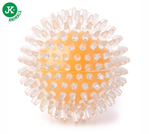 JK Zabawka Piłka z kolcami 9 cm twarda mix kolorów